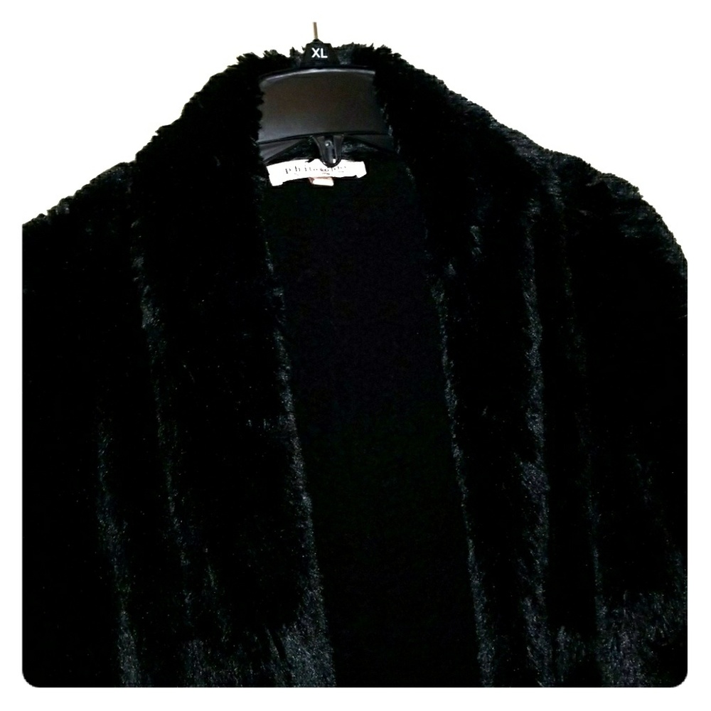 Black Faux Fur Jacket